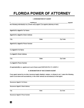 Florida Power of Attorney