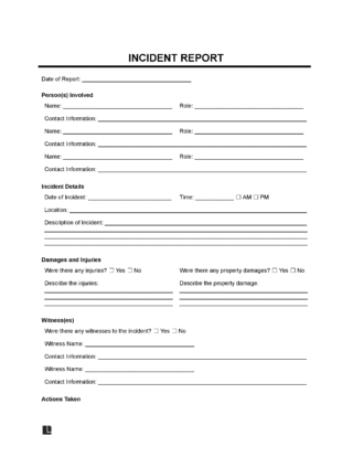 Incident Report