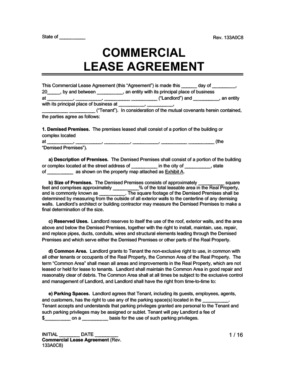 Commercial Lease Agreement