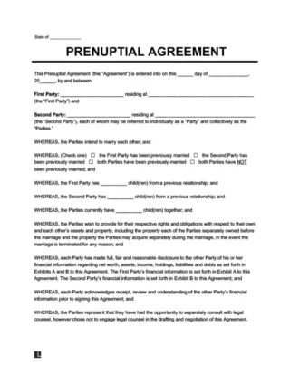 Prenuptial Agreement