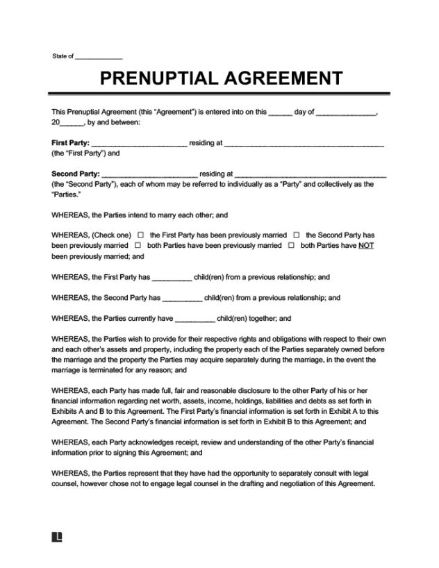 Prenuptial Agreement