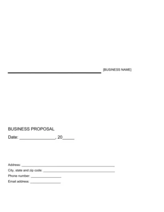 Business Proposal